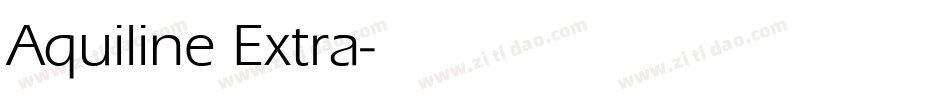 Aquiline Extra字体转换
